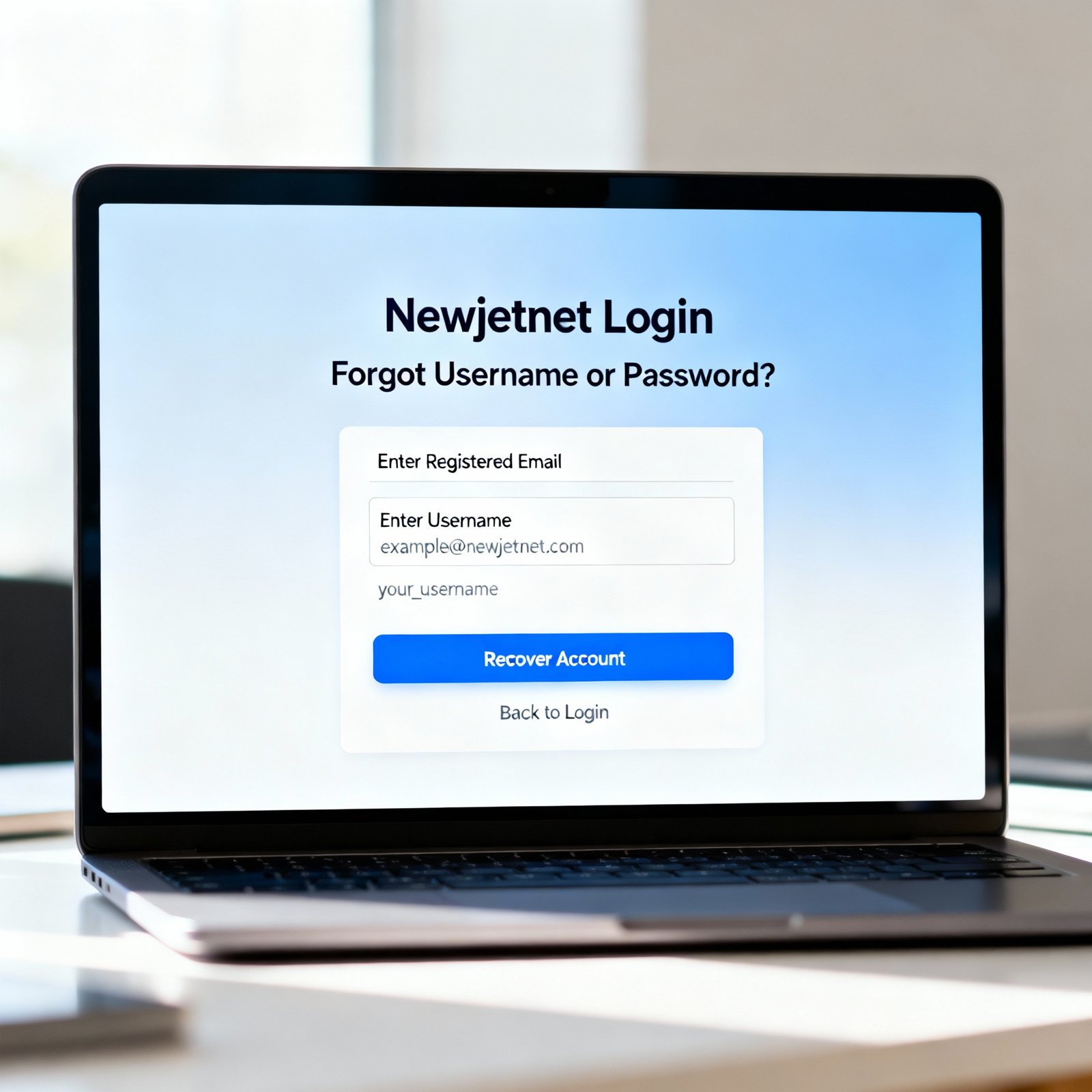 Newjetnet Login Forget Username And Password